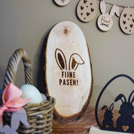 Boomschijf ovaal Pasen