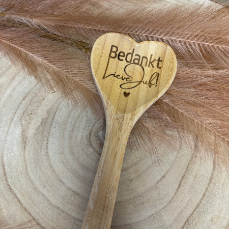 Hartvormige Pollepel – “Bedankt liefste juf”