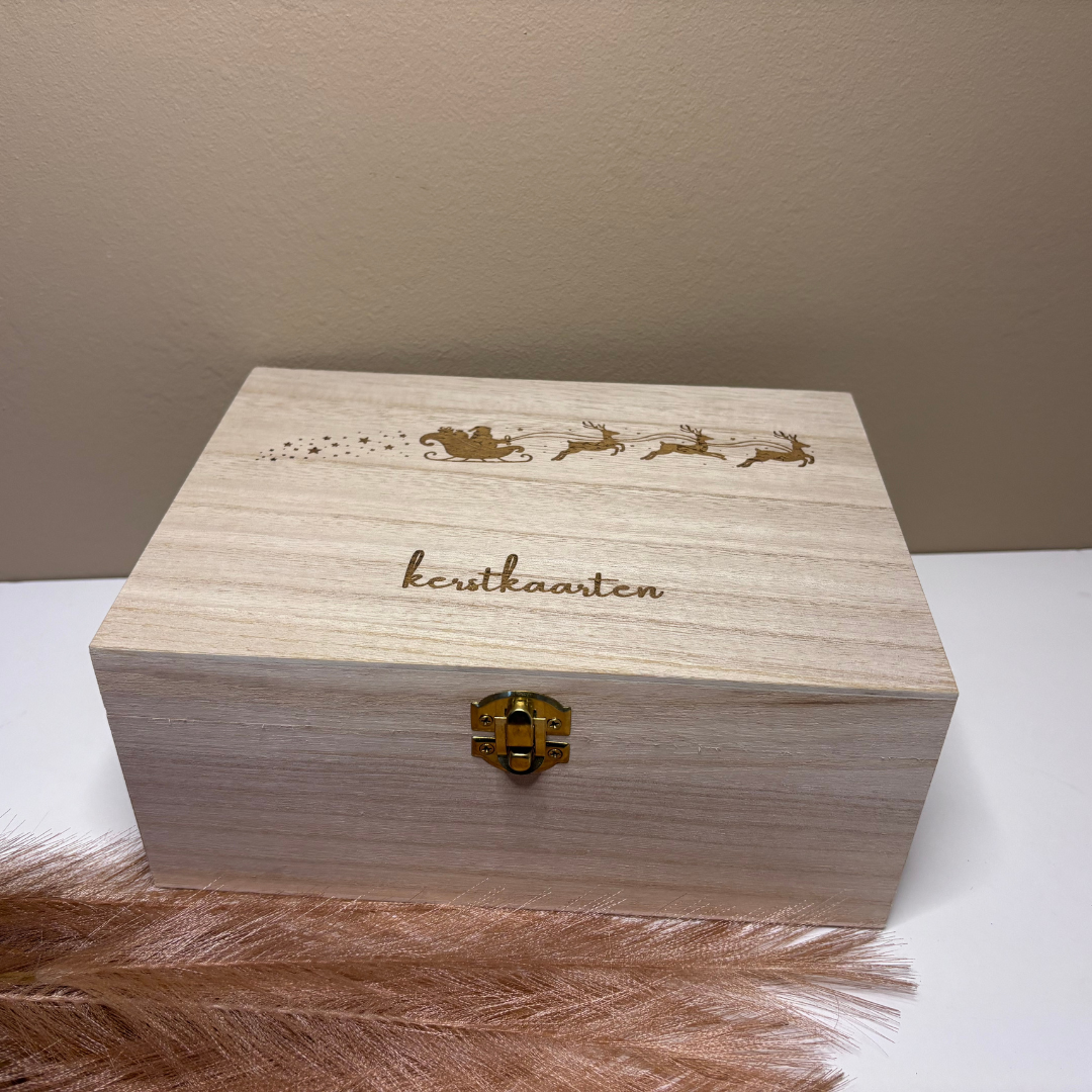 Kistje voor Kerstkaarten Kistje voor Kerstkaarten