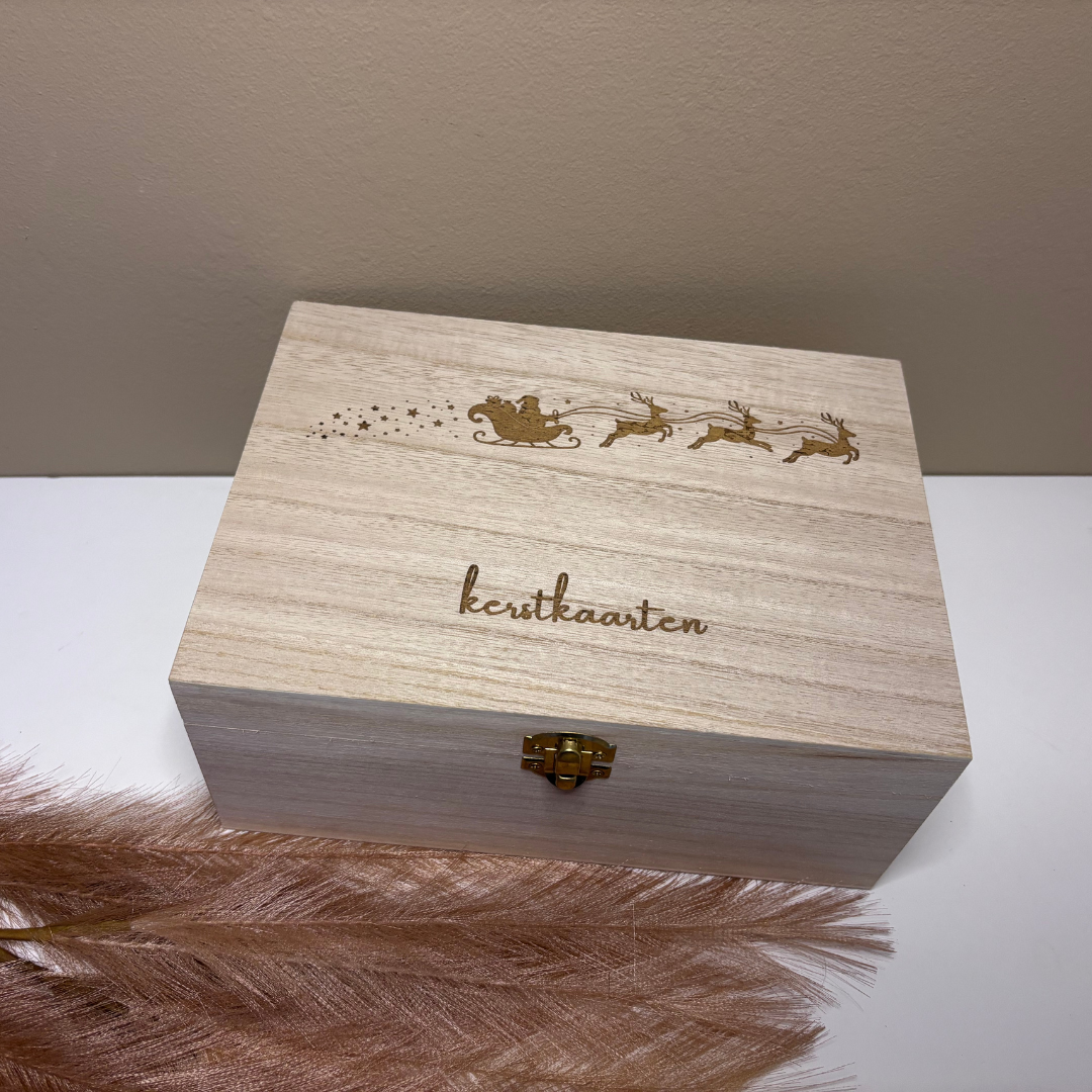 4Kistje voor Kerstkaarten Kistje voor Kerstkaarten