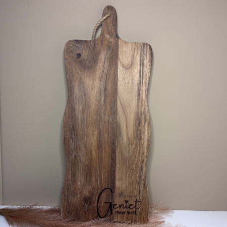 borrelplank teakhout geniet (2)