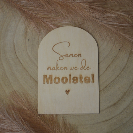 Samen maken we de mooiste!