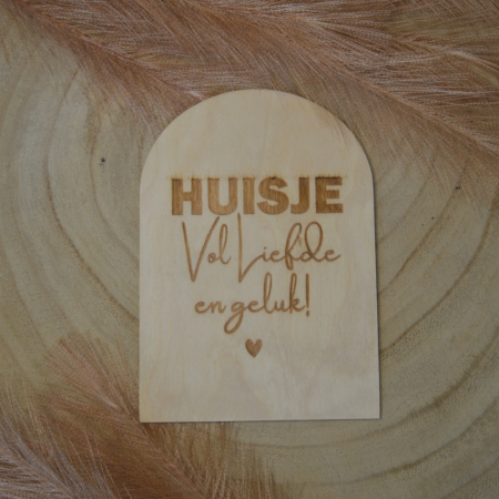 huisje vol liefde en geluk