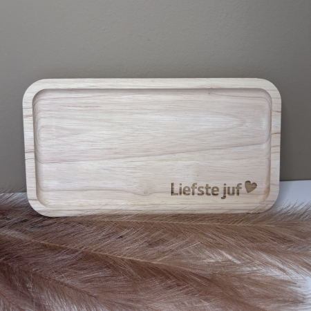snackplankje liefste juf