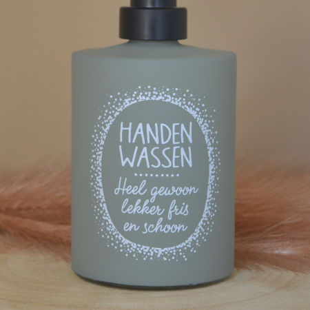 zeepdispenser hand wassen