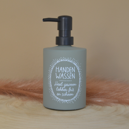 zeepdispenser hand wassen